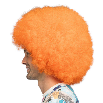 Parrucca Sugar arancione neon UV