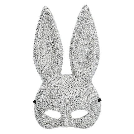 Semimaschera Bunny diamante