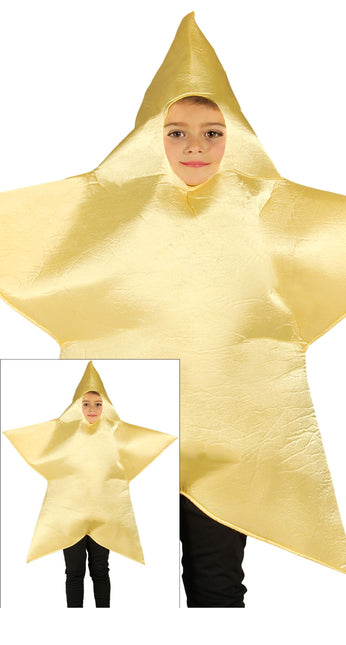 Tuta Stella di Natale Bambino Oro