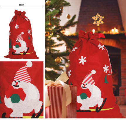 Sacco di Natale Pupazzo di neve 85 cm
