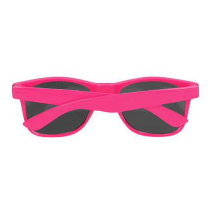 Occhiali da festa Pop rosa neon UV