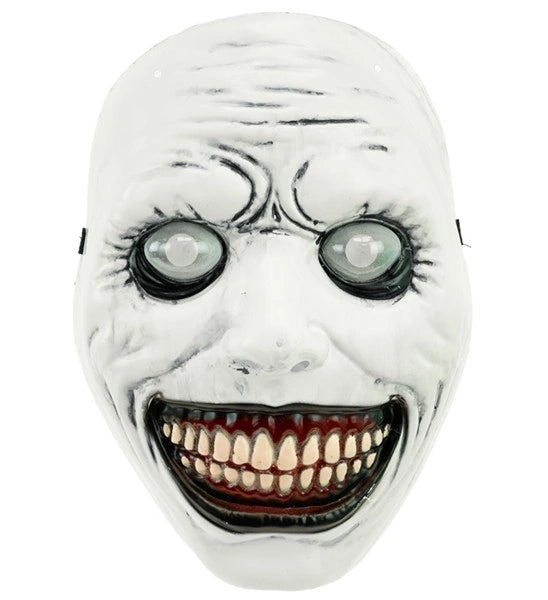 Maschera da mostro di Halloween con occhi sporgenti