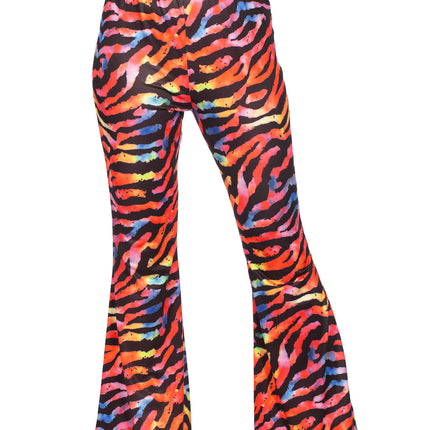Pantaloni hippie tigre multicolore (V)