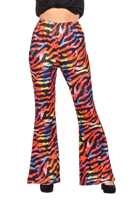 Pantaloni hippie tigre multicolore (V)