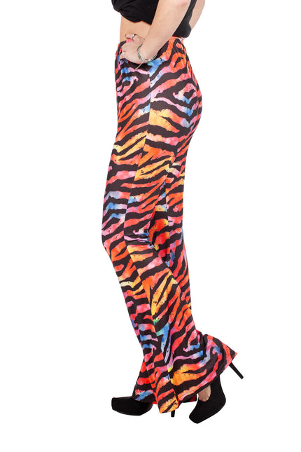Pantaloni hippie tigre multicolore (V)