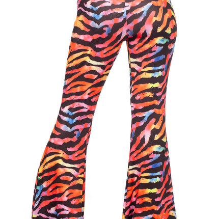 Pantaloni hippie tigre multicolore (V)