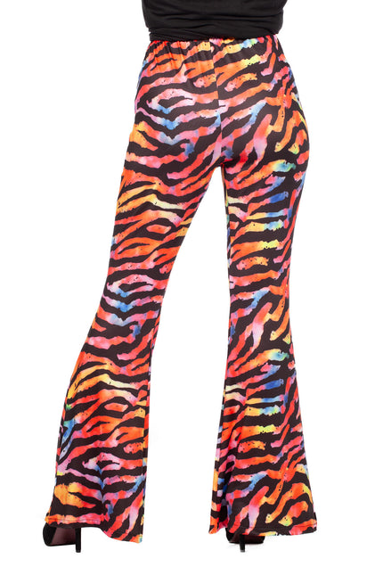 Pantaloni hippie tigre multicolore (V)