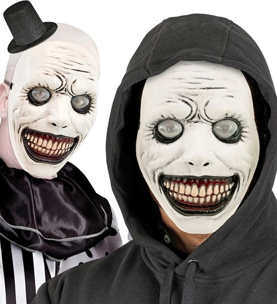 Maschera da mostro di Halloween con occhi sporgenti