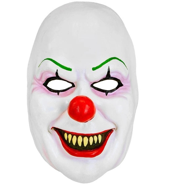 Maschera di Halloween "Clown cattivo" in lattice
