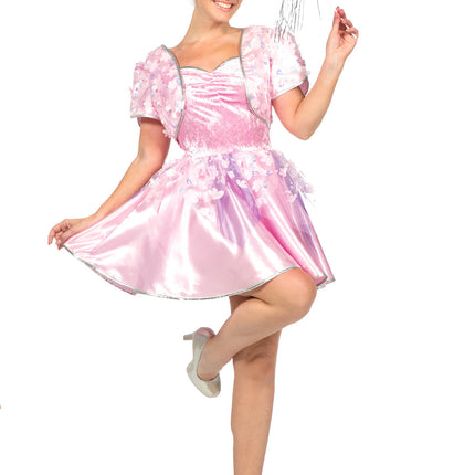 Piuma rosa con fiori