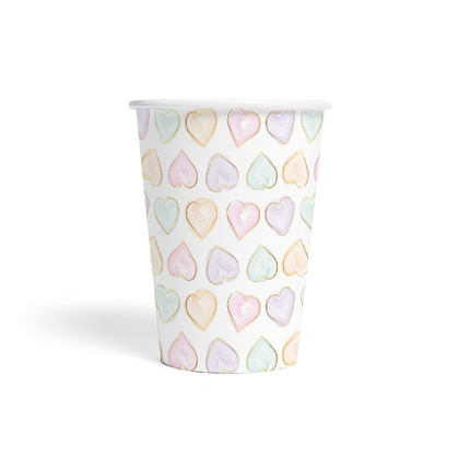 Coppe cuore 210ml 8pz