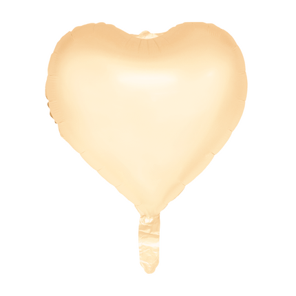 Palloncino ad elio San Valentino Giallo Pastello Vuoto 45cm