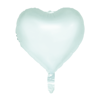 Palloncino ad elio San Valentino Verde Pastello Vuoto 45 cm