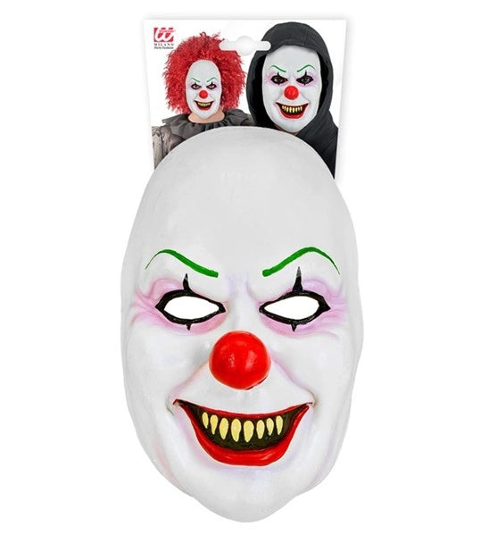 Maschera di Halloween "Clown cattivo" in lattice