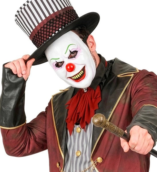 Maschera di Halloween "Clown cattivo" in lattice