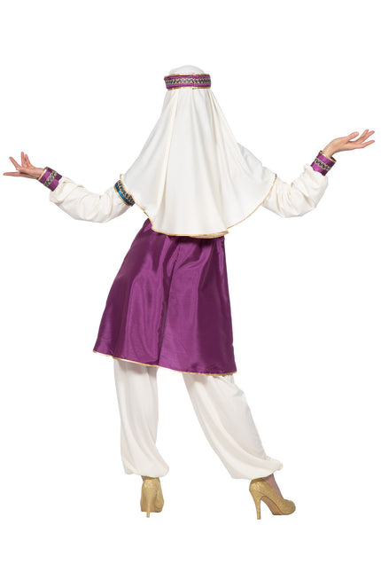 Costume arabo da donna 3 pezzi