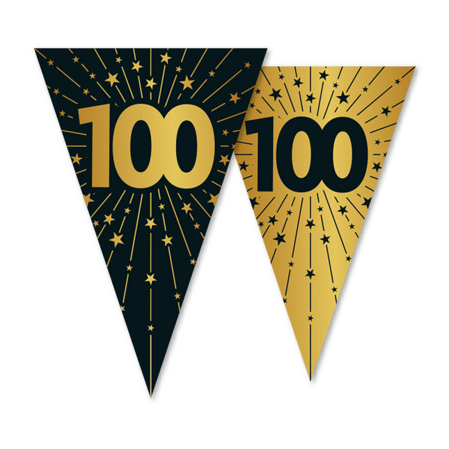 Ghirlanda 100 Anni Oro Nero 10m