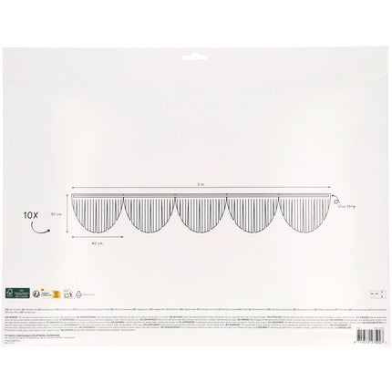 Decorazione murale colorata 2m