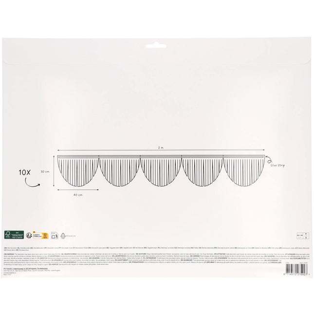 Decorazione murale colorata 2m