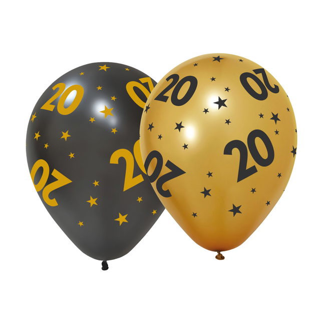 Palloncini 20 anni 31cm 6pz