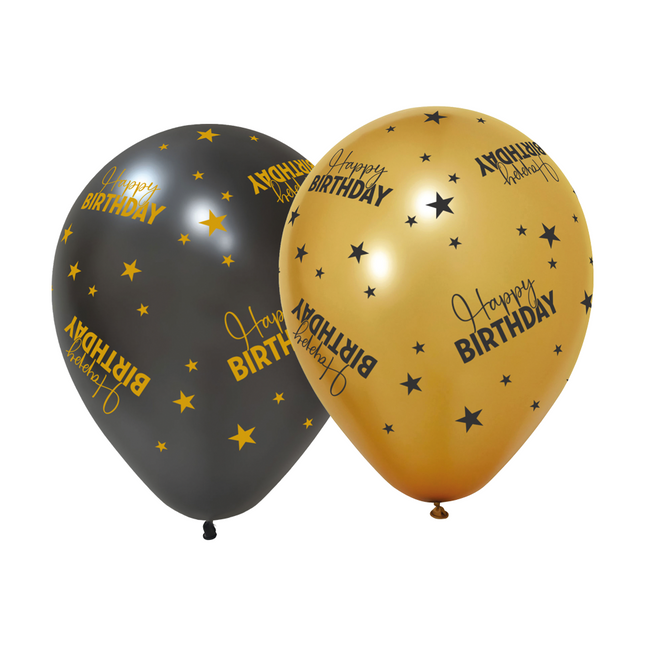 Palloncini Happy Birthday 31cm 6pz