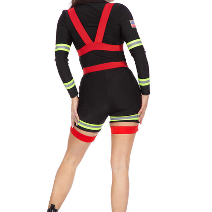 Tuta da pompiere da donna 3 pezzi