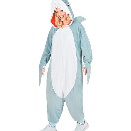 Tuta squalo con cappuccio