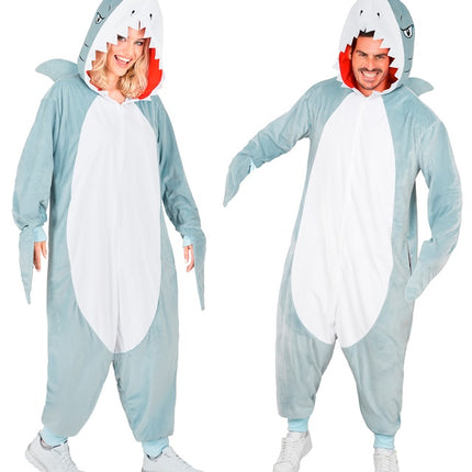 Tuta squalo con cappuccio