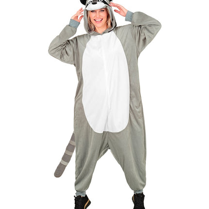 Tuta da procione con cappuccio