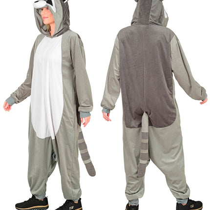 Tuta da procione con cappuccio