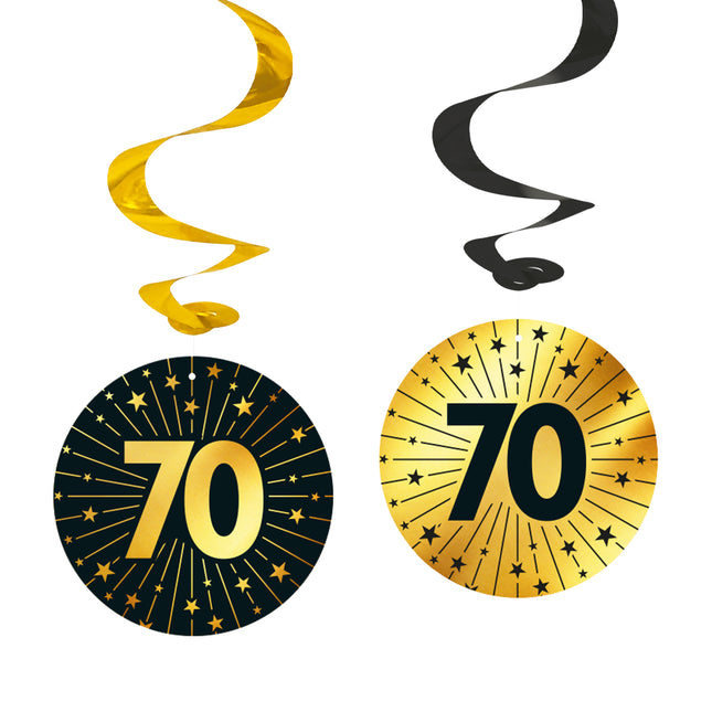 70 Anni Decorazione appesa 4 pezzi