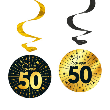 50 anni decorazione appesa Sarah 4pcs