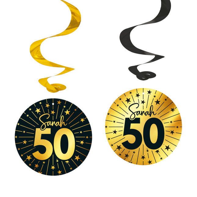50 anni decorazione appesa Sarah 4pcs