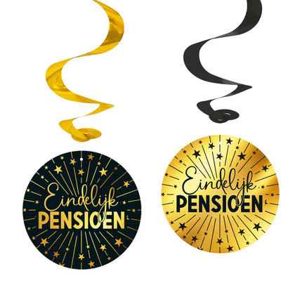 Decorazione da appendere per il pensionamento 4 pezzi