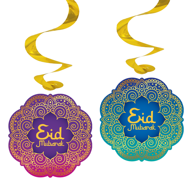 Decorazione appesa Ramadan Eid Mubarak 4 pezzi