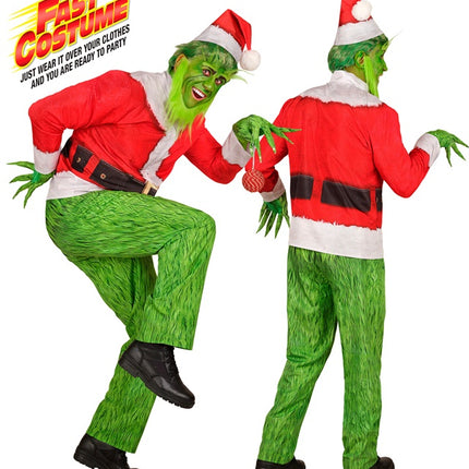Costume da Grinch Rosso Verde
