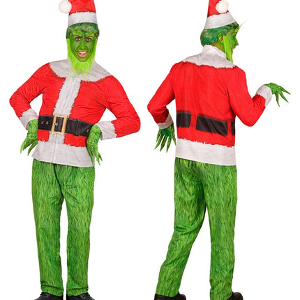 Costume da Grinch Rosso Verde