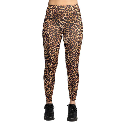 Leggings leopardati