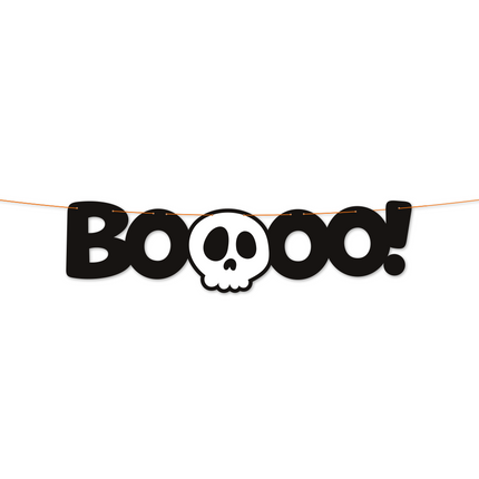 Lettera banner Booo 2m - Halloween Boo