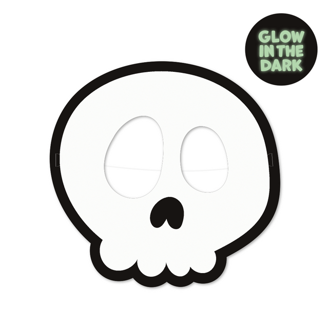 2 Maschere luminose per Halloween Boo