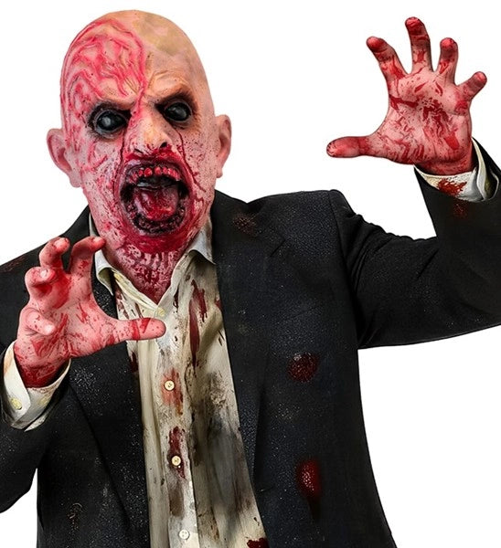 Maschera da zombie insanguinata a copertura totale