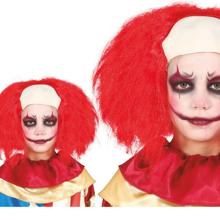 Parrucca rossa Clown Bambino