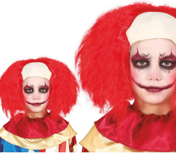 Parrucca rossa Clown Bambino