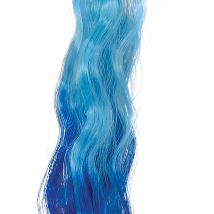 Extension per capelli blu Farfalla 35 cm
