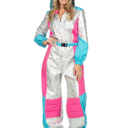 Tuta da sci di lusso argento