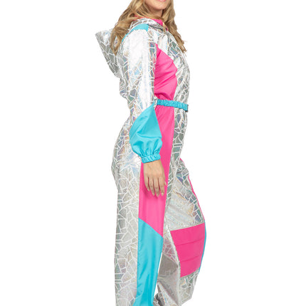 Tuta da sci di lusso argento