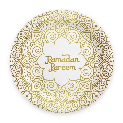 Piatti "Ramadan Kareem" 23 cm, 8 pezzi