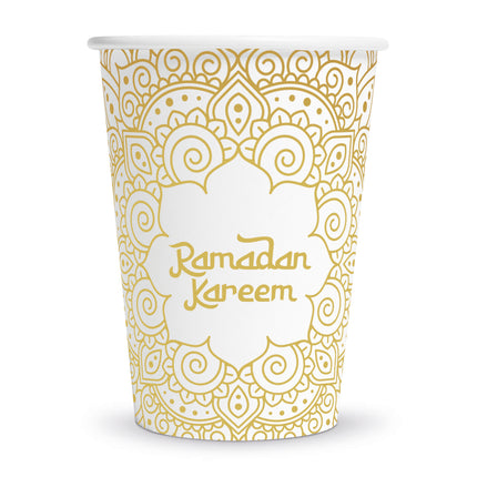 Bicchieri Ramadan Kareem da 210 ml, confezione da 8 pezzi