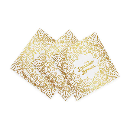 Tovaglioli Ramadan Kareem 33 cm, 20 pezzi