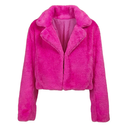 Giacchetta Fluffy rosa rave (M/L)